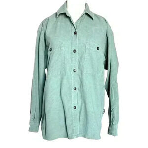 Patagonia Women’s Size  Small Corduroy Shirt  Sage Green Long Sleeve